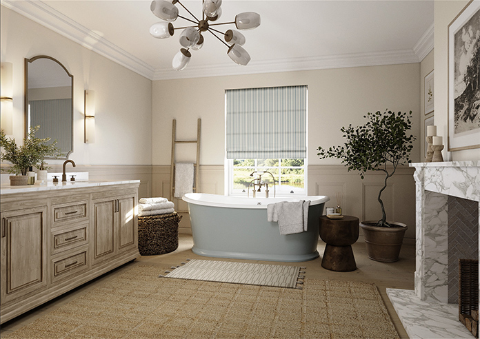 The British Stripe Co. Catherine, Polzeath No.2 - Roman Blind - Image 6